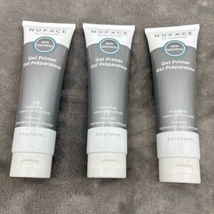 NuFace Gel Primer with Hydrating Formula White Gray 3 - 5 ounce bottles Sealed